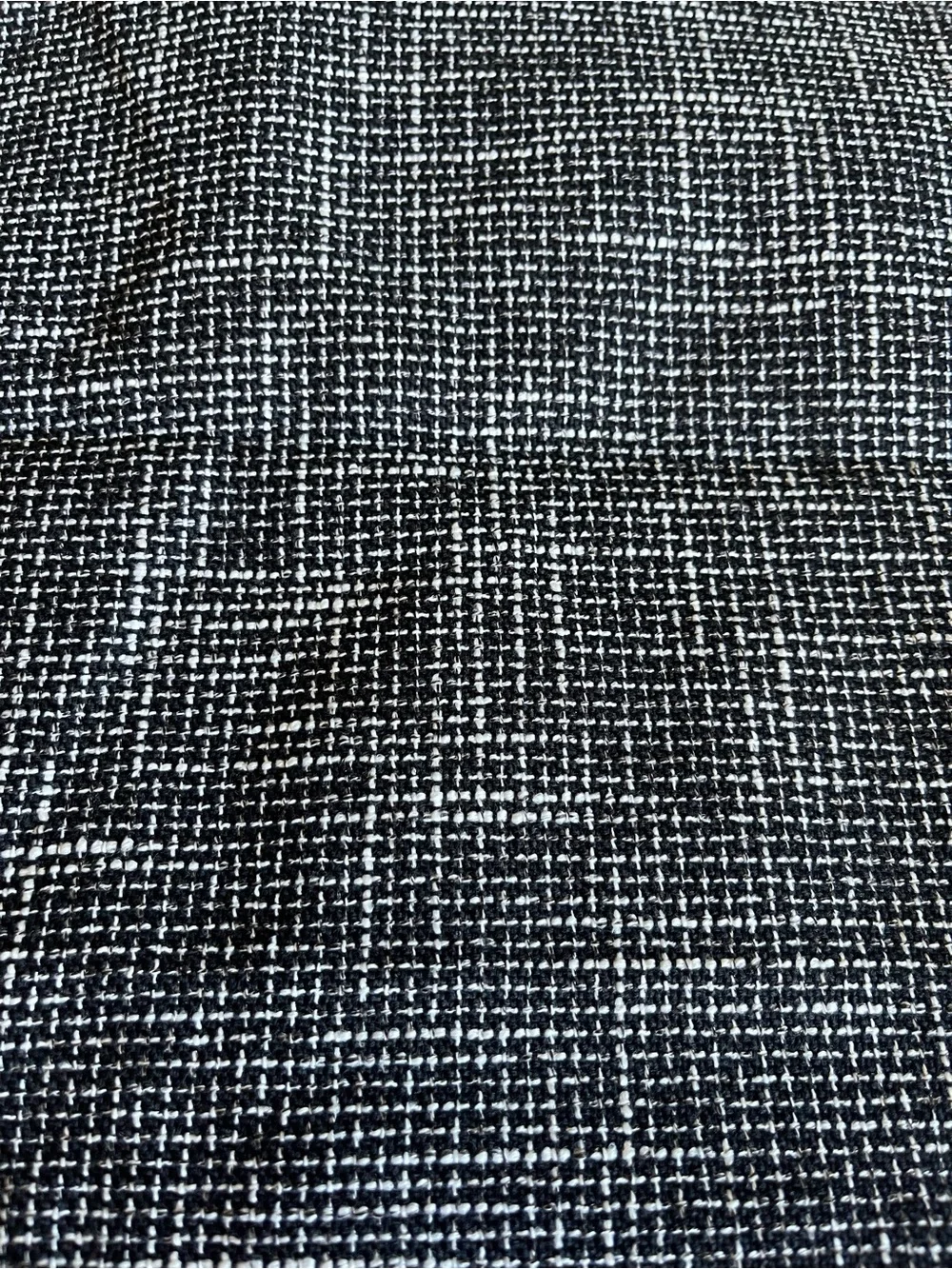 Gray Woven Decorative Pillow Sham - Neutral Linen Look set of 2